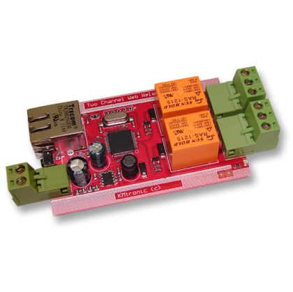 WEB LAN Two channels Relay Ethernet IP Controller - PCB