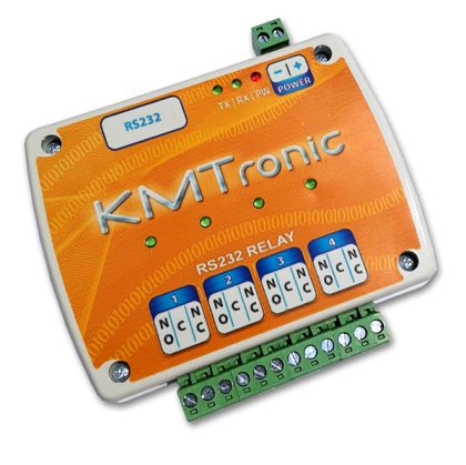 RS232 Serial COM controlled 4 Channel Relay Board BOX