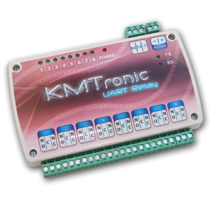 UART 8 Channel Relay Controller, 12VDC